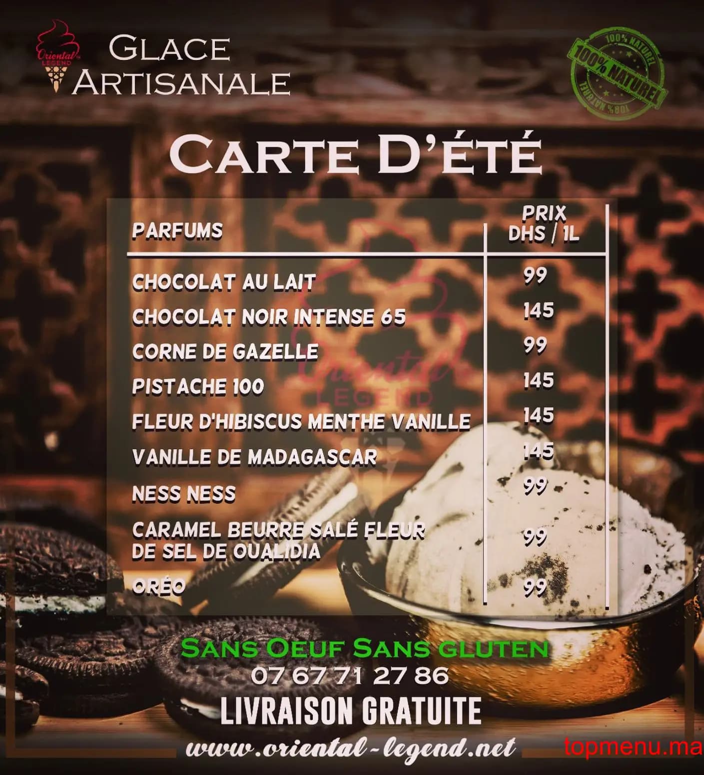 مطعم Oriental Legend قائمة الطعام page 1 Oriental Legend قائمة الطعام page 1