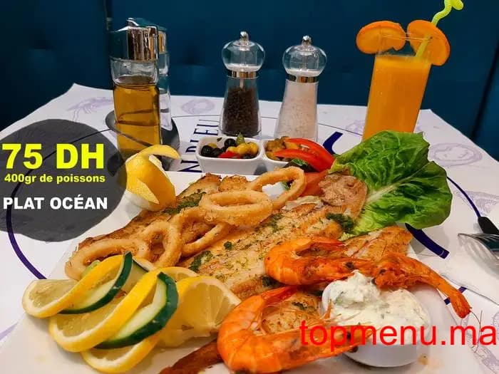 Restaurant L’Océan Bleu menu page 2 L’Océan Bleu menu page 2