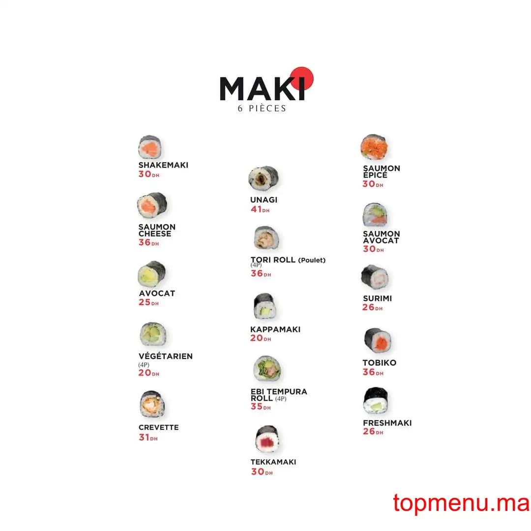 Restaurant Yoka Sushi menu page 7 Yoka Sushi menu page 7