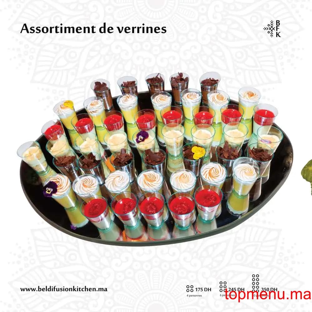 Restaurant Beldi Fusion Kitchen Traiteur menu page 6 Beldi Fusion Kitchen Traiteur menu page 6