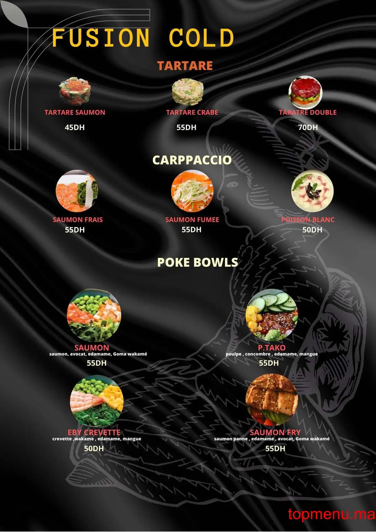 Restaurant Ikura Sushi Marrakech menu page 5 Ikura Sushi Marrakech menu page 5