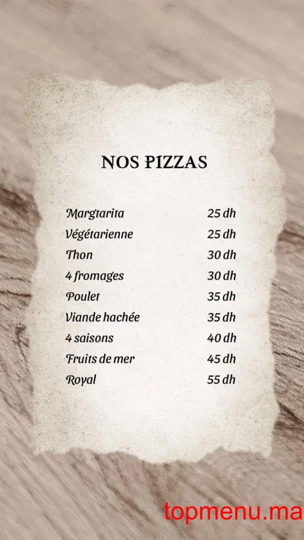 Restaurant Buffet d’Atlas menu page 3 Buffet d’Atlas menu page 3