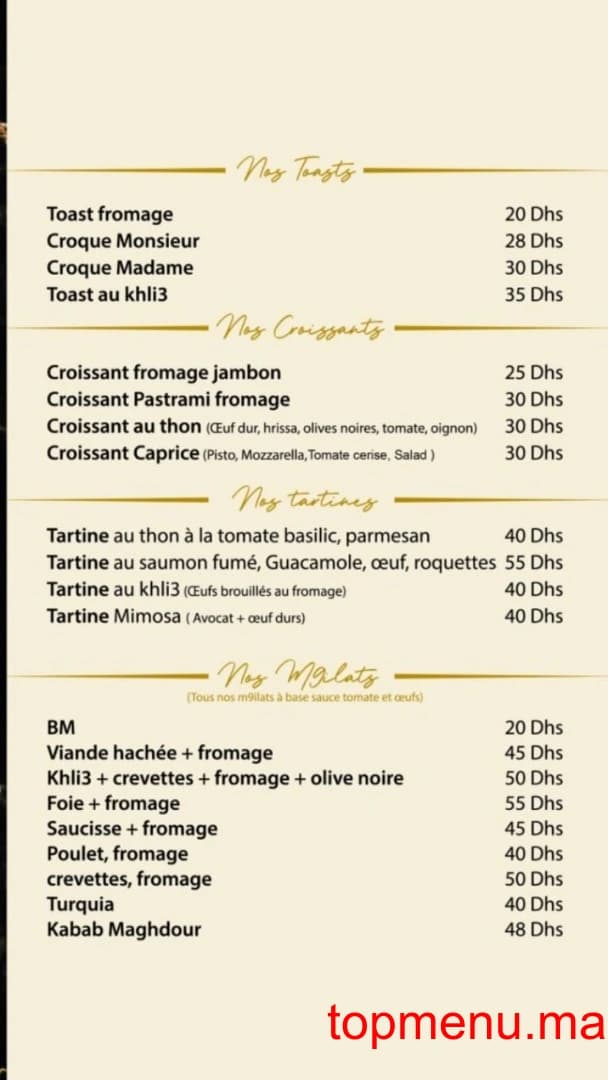 Restaurant Extratasty menu page 1 Extratasty menu page 1