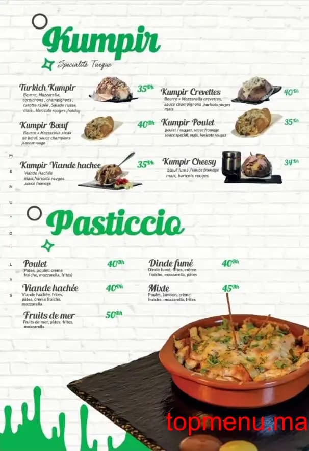 Restaurant D’Lys menu page 3 D’Lys menu page 3