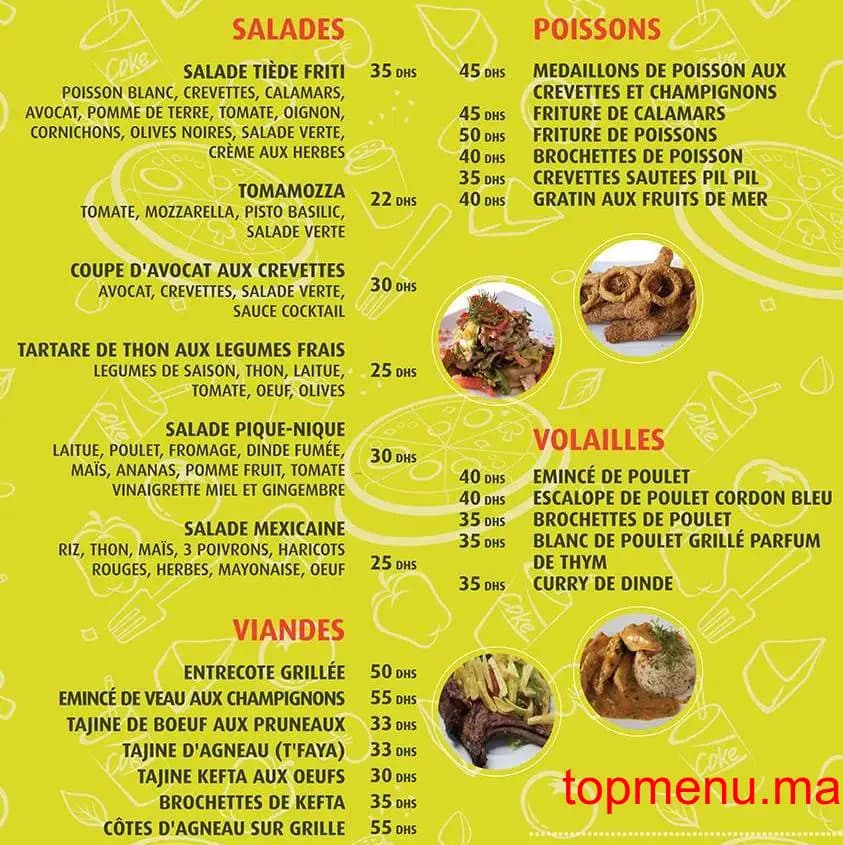 Restaurant Friti menu page 1 Friti menu page 1