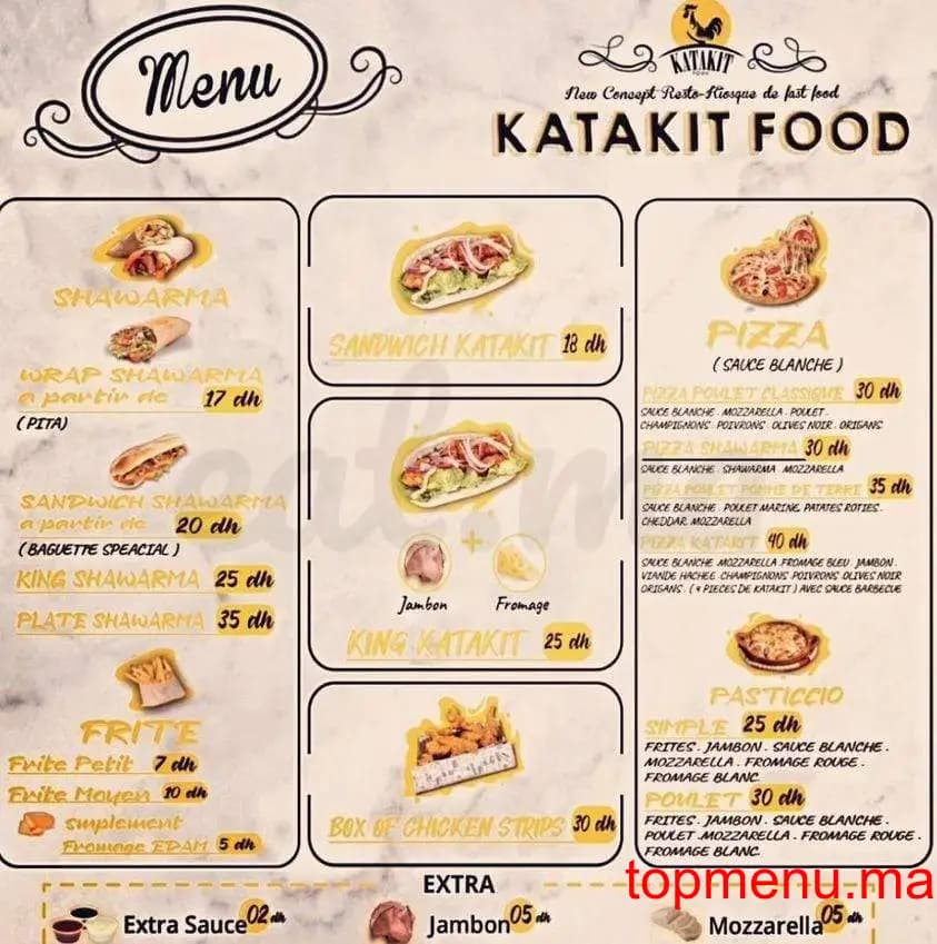 مطعم KATAKIT FOOD قائمة الطعام page 1 KATAKIT FOOD قائمة الطعام page 1