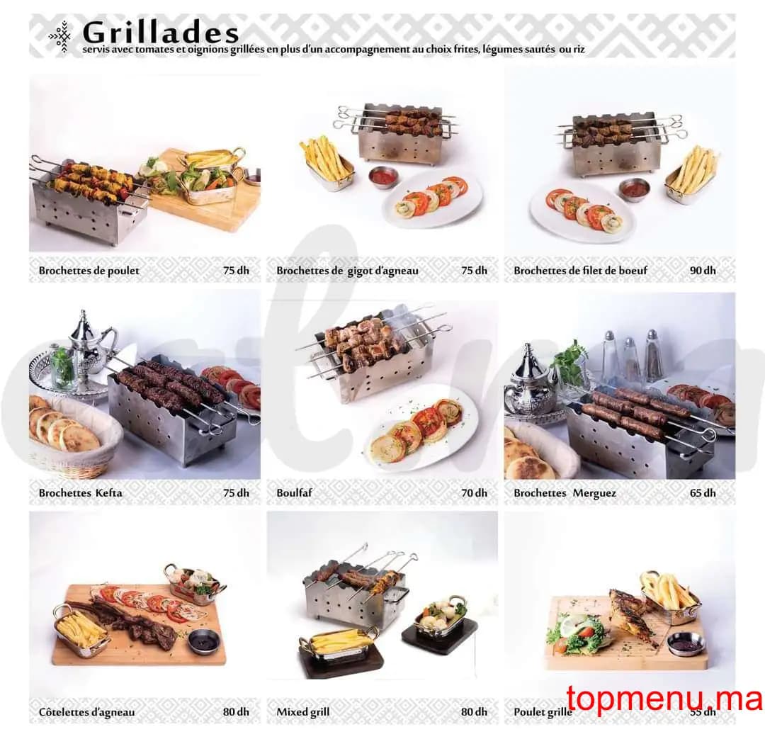 Restaurant Beldi Fusion Kitchen menu page 31 Beldi Fusion Kitchen menu page 31