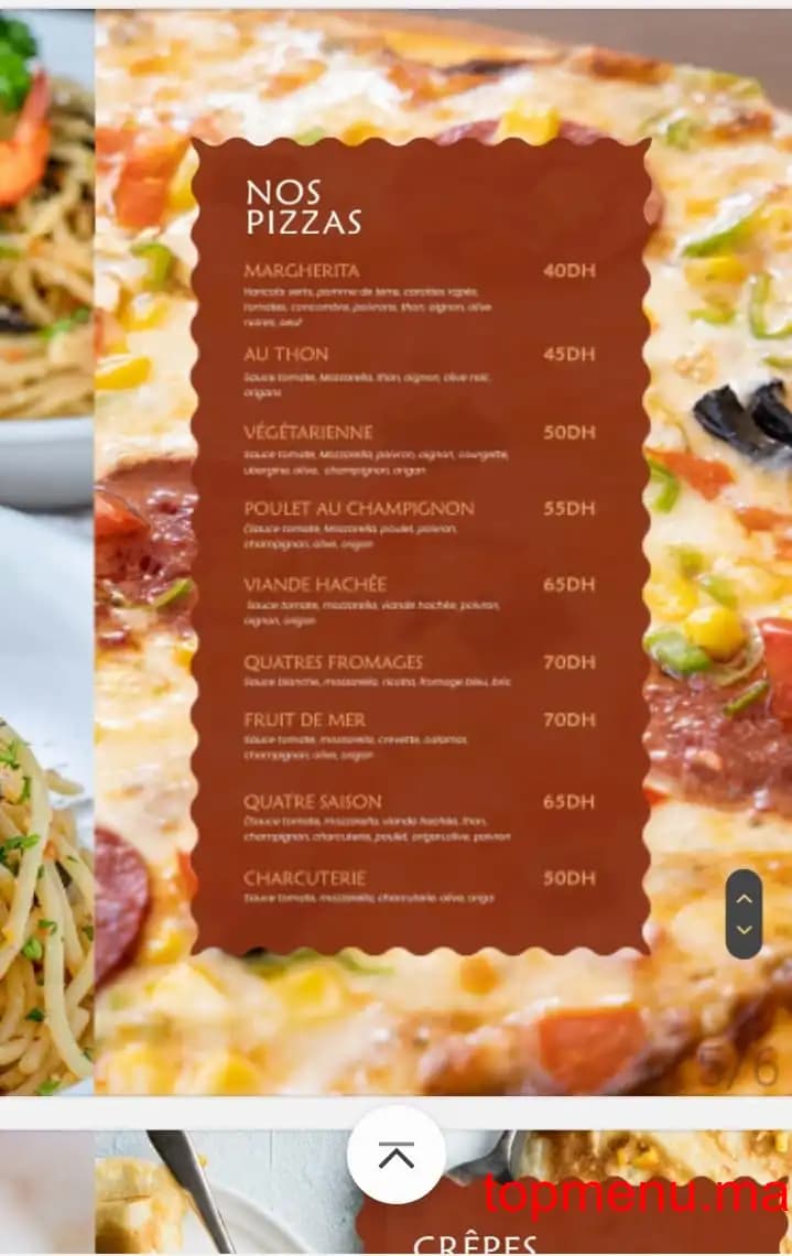 Restaurant Le coin menu page 7 Le coin menu page 7