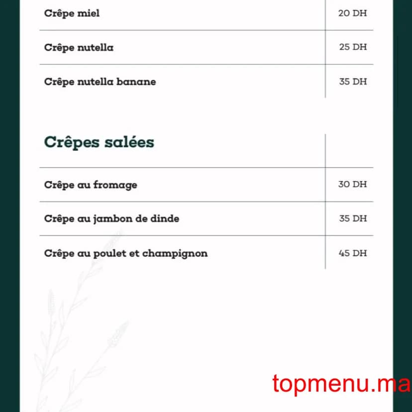 Restaurant Gano menu page 4 Gano menu page 4