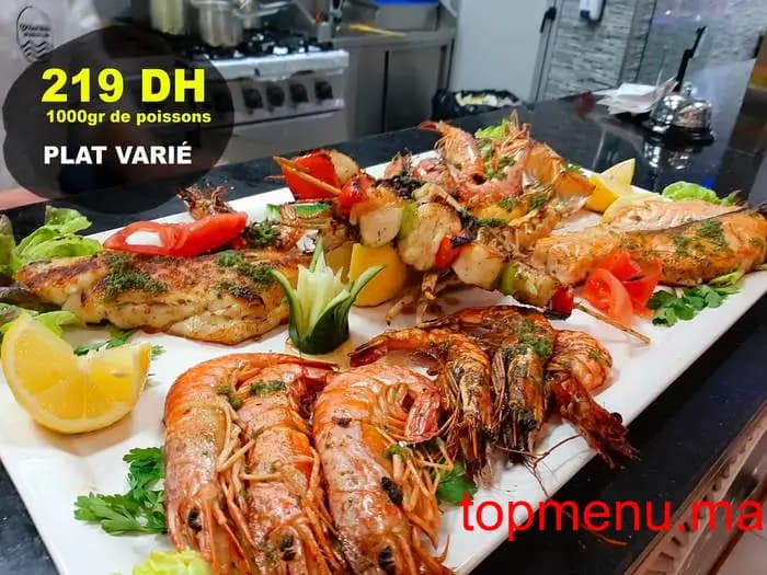 Restaurant L’Océan Bleu menu page 6 L’Océan Bleu menu page 6