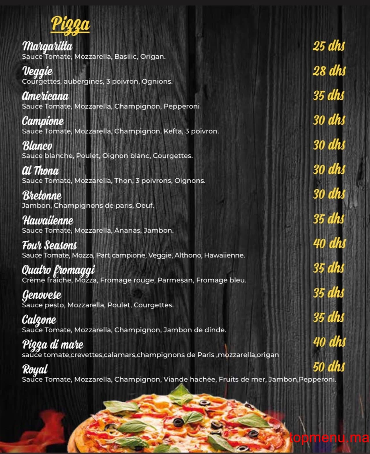Restaurant 25Food corner menu page 3 25Food corner menu page 3