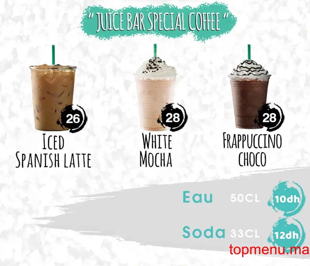 Restaurant Juice bar menu page 11 Juice bar menu page 11