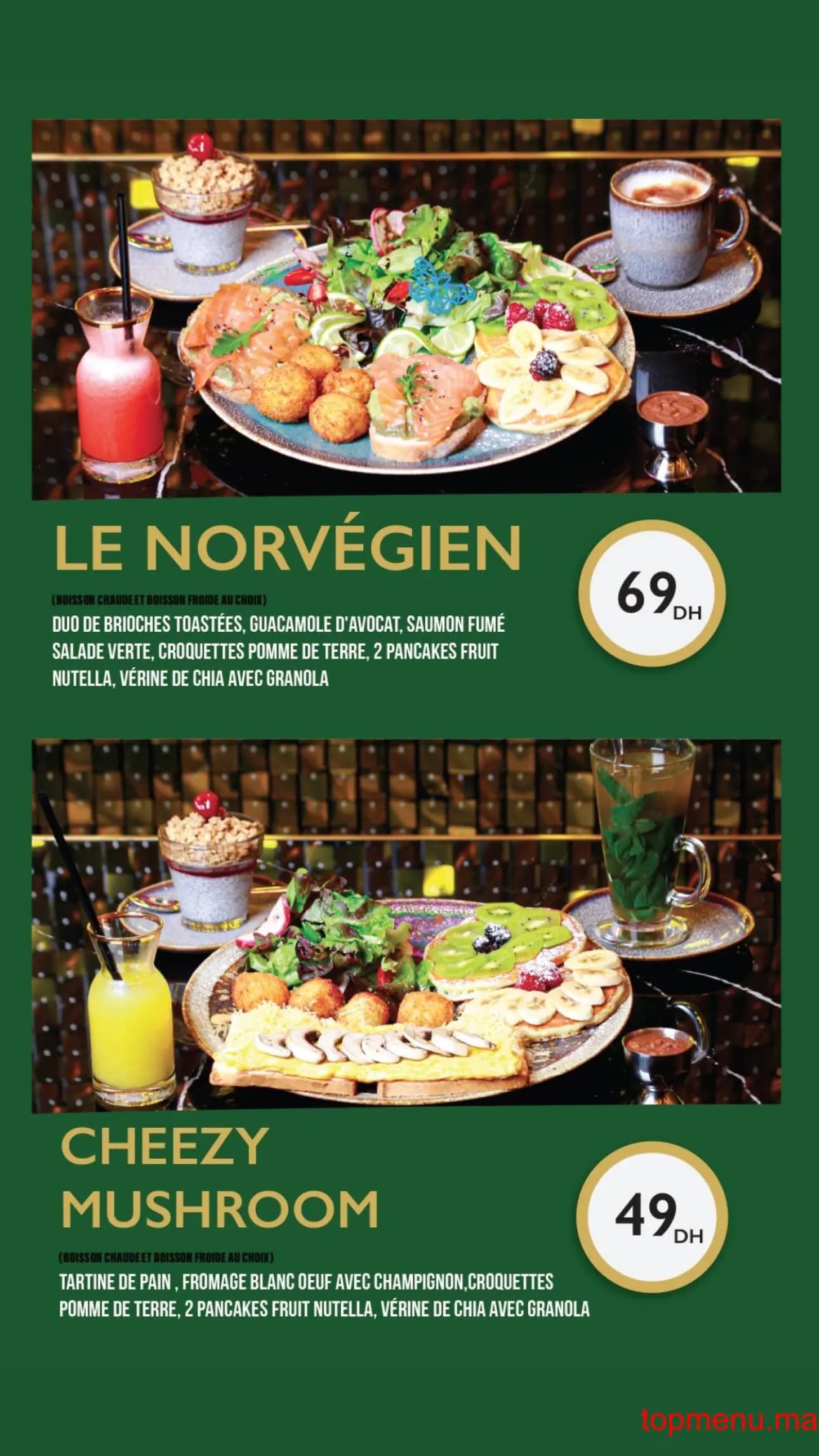 Restaurant My Brunch menu page 7 My Brunch menu page 7