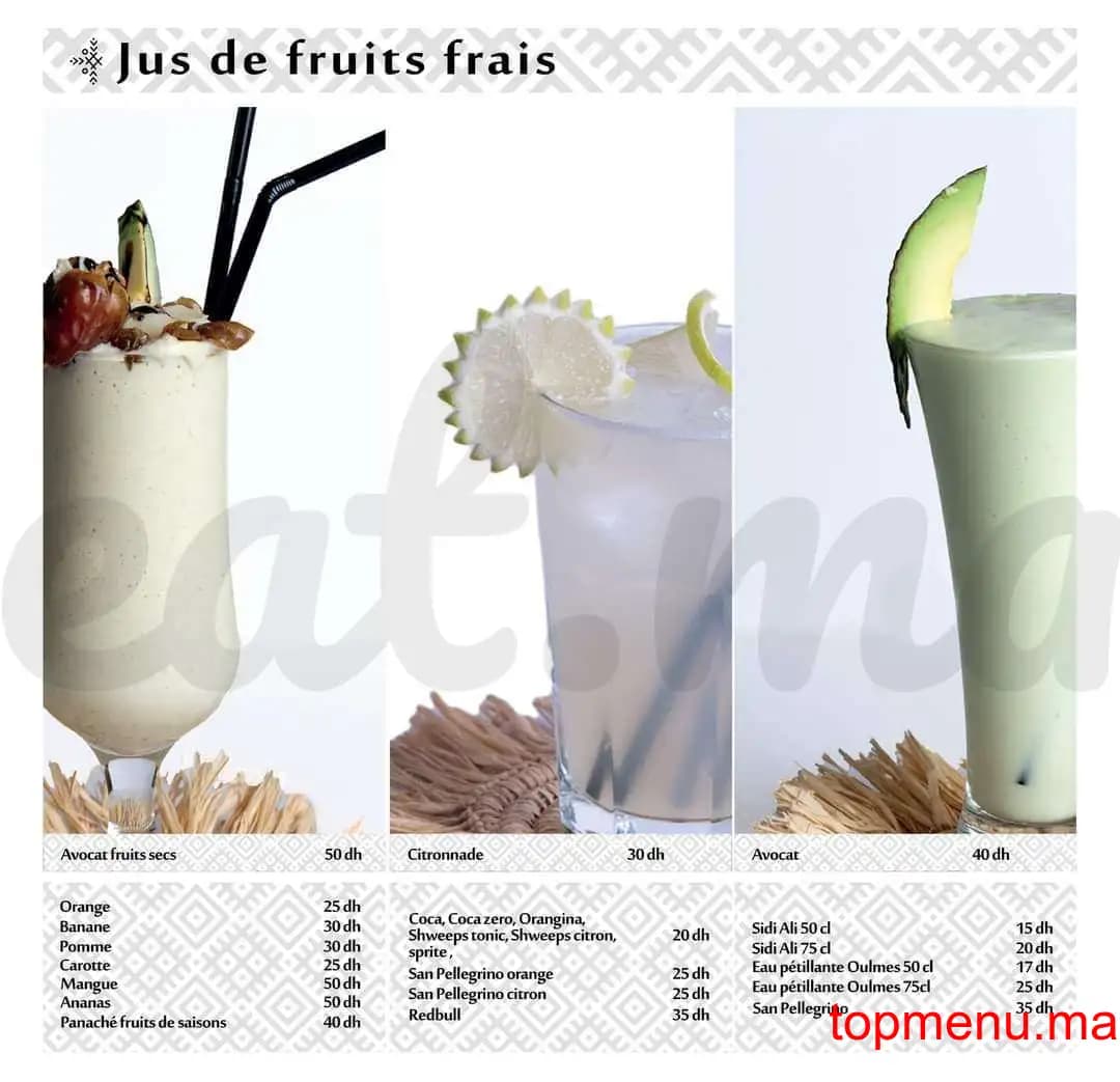 Restaurant Beldi Fusion Kitchen menu page 5 Beldi Fusion Kitchen menu page 5