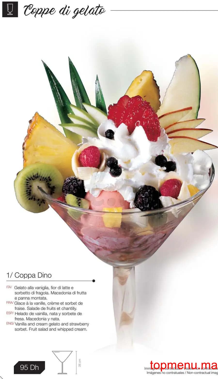 Restaurant Dino Gelati menu page 6 Dino Gelati menu page 6