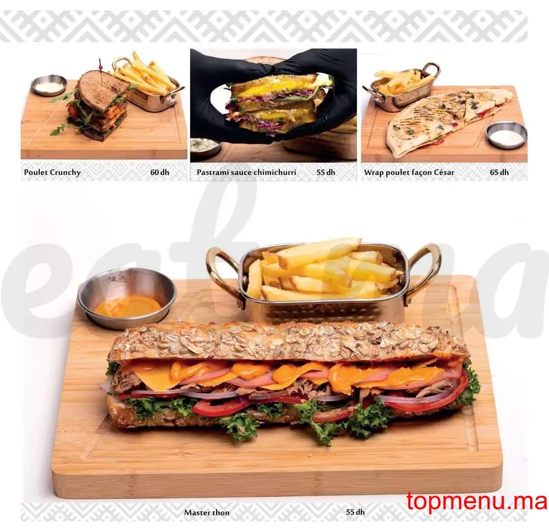 Restaurant Beldi Fusion Kitchen menu page 35 Beldi Fusion Kitchen menu page 35