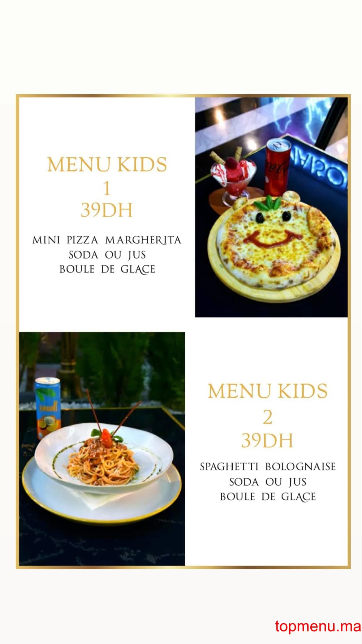 مطعم Maison Honoré قائمة الطعام page 16 Maison Honoré قائمة الطعام page 16