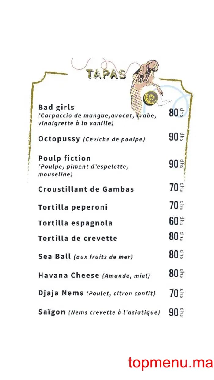 Restaurant Dardar Rooftop menu page 1 Dardar Rooftop menu page 1
