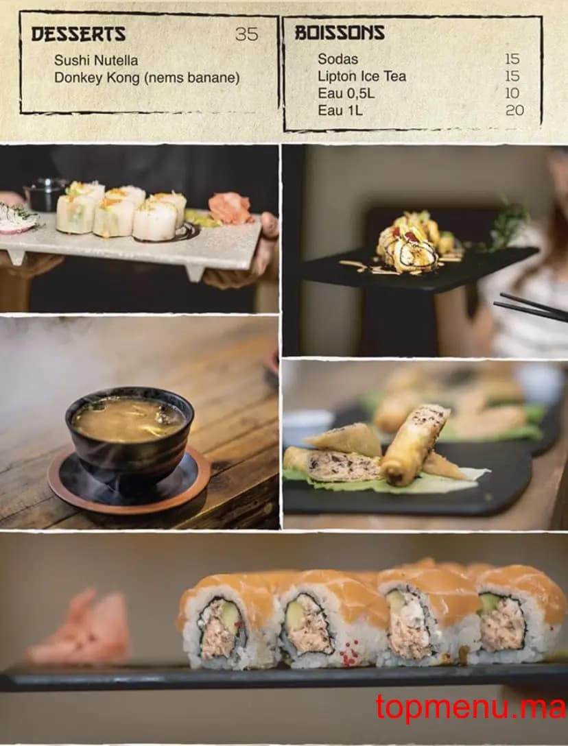 Restaurant Johto kitchen menu page 3 Johto kitchen menu page 3