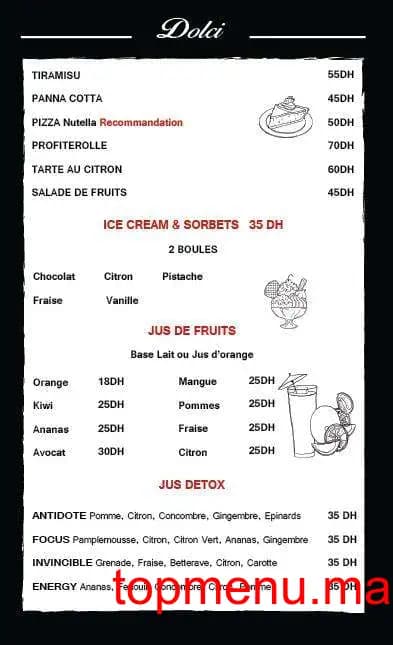 Restaurant Andiamo menu page 2 Andiamo menu page 2