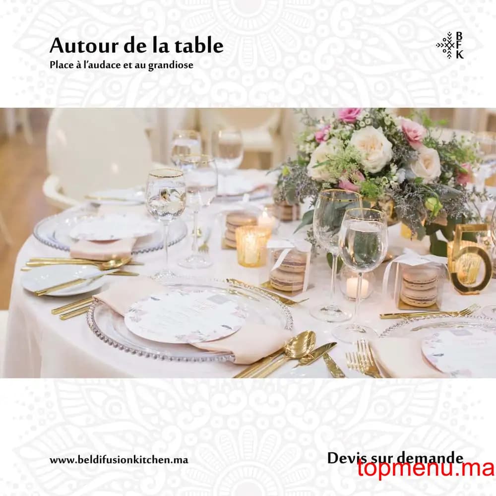 Restaurant Beldi Fusion Kitchen Traiteur menu page 25 Beldi Fusion Kitchen Traiteur menu page 25