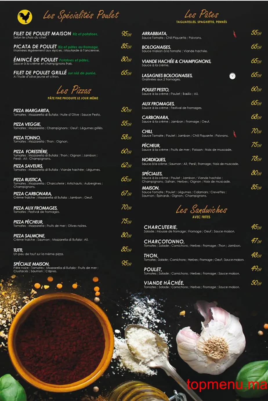 مطعم Azyr قائمة الطعام page 4 Azyr قائمة الطعام page 4