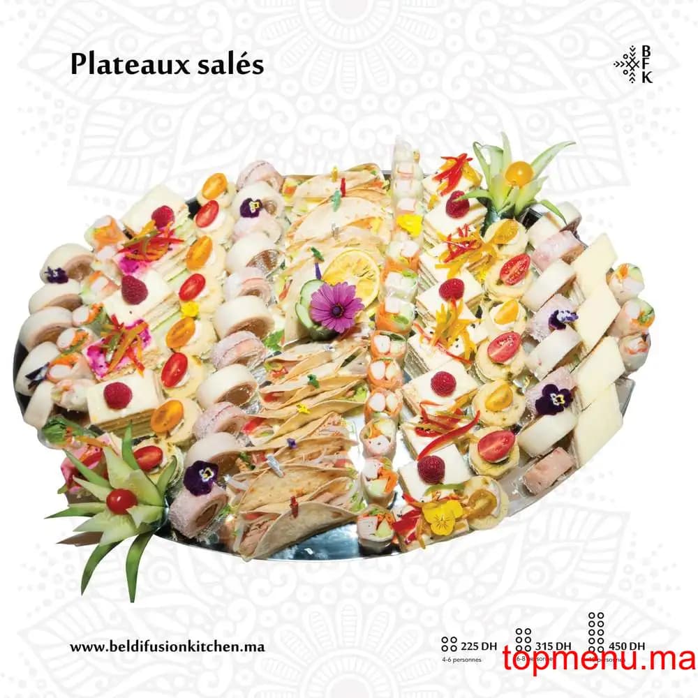 Restaurant Beldi Fusion Kitchen Traiteur menu page 5 Beldi Fusion Kitchen Traiteur menu page 5