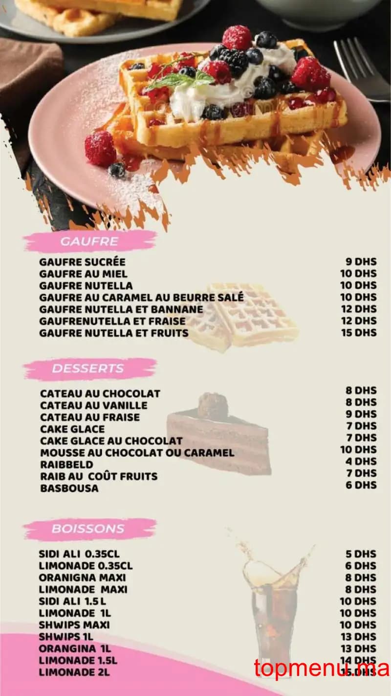 Restaurant Snack Simo menu page 10 Snack Simo menu page 10