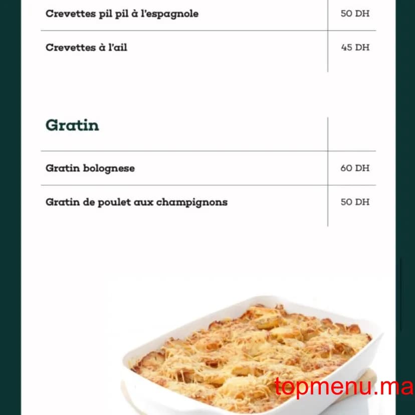 Restaurant Gano menu page 8 Gano menu page 8