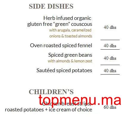 Restaurant Nomad menu page 3 Nomad menu page 3