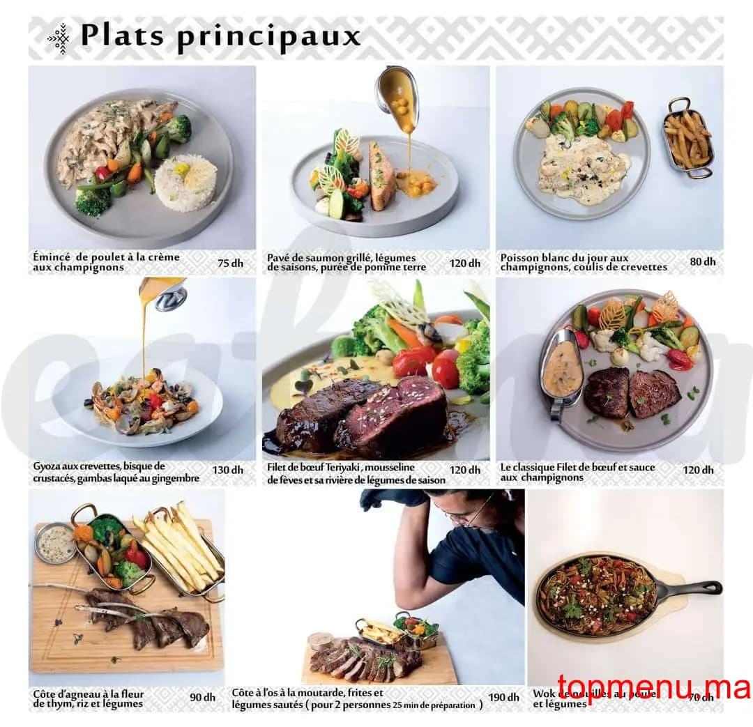 Restaurant Beldi Fusion Kitchen menu page 22 Beldi Fusion Kitchen menu page 22