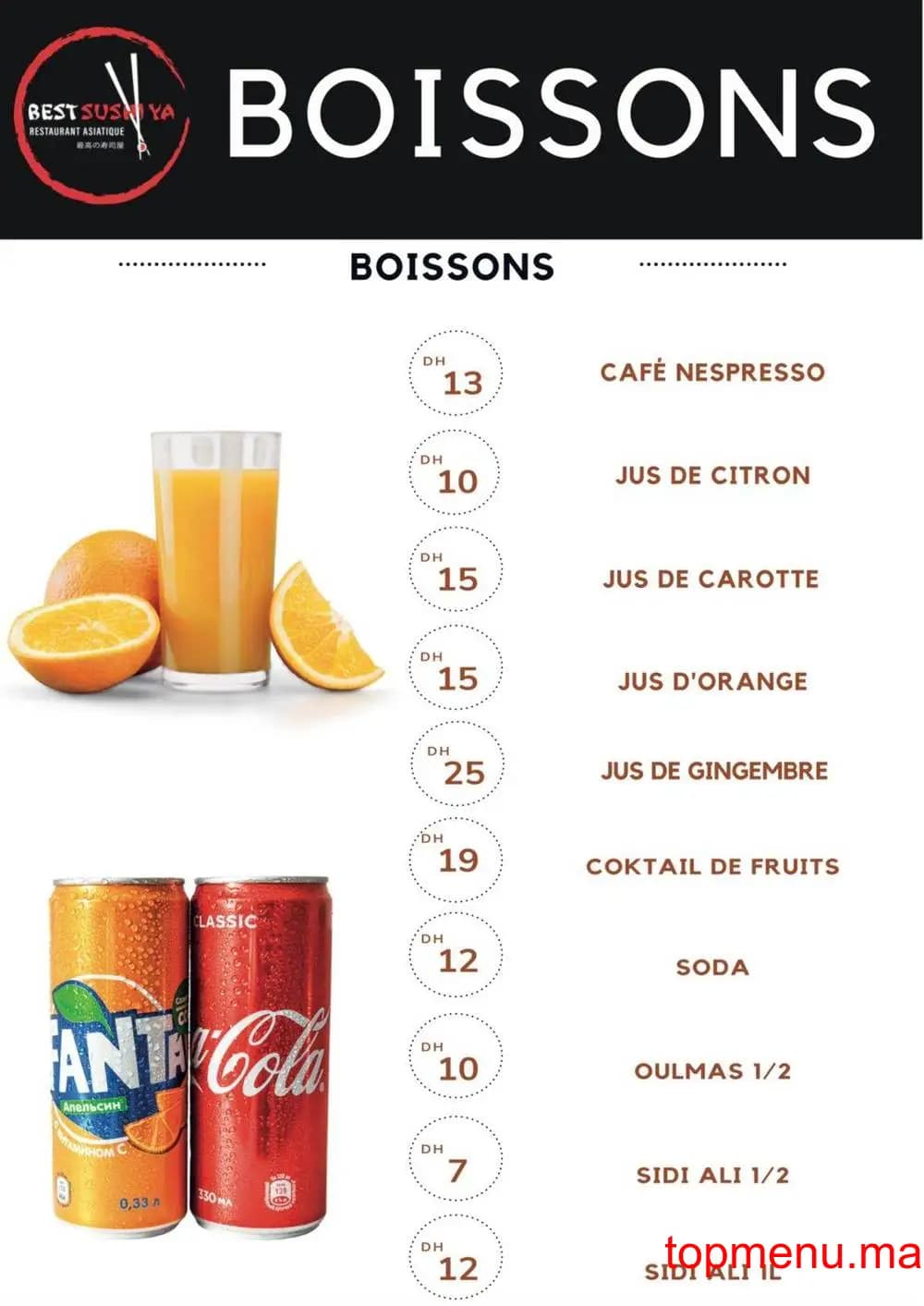 Restaurant Best Sushi Ya menu page 6 Best Sushi Ya menu page 6