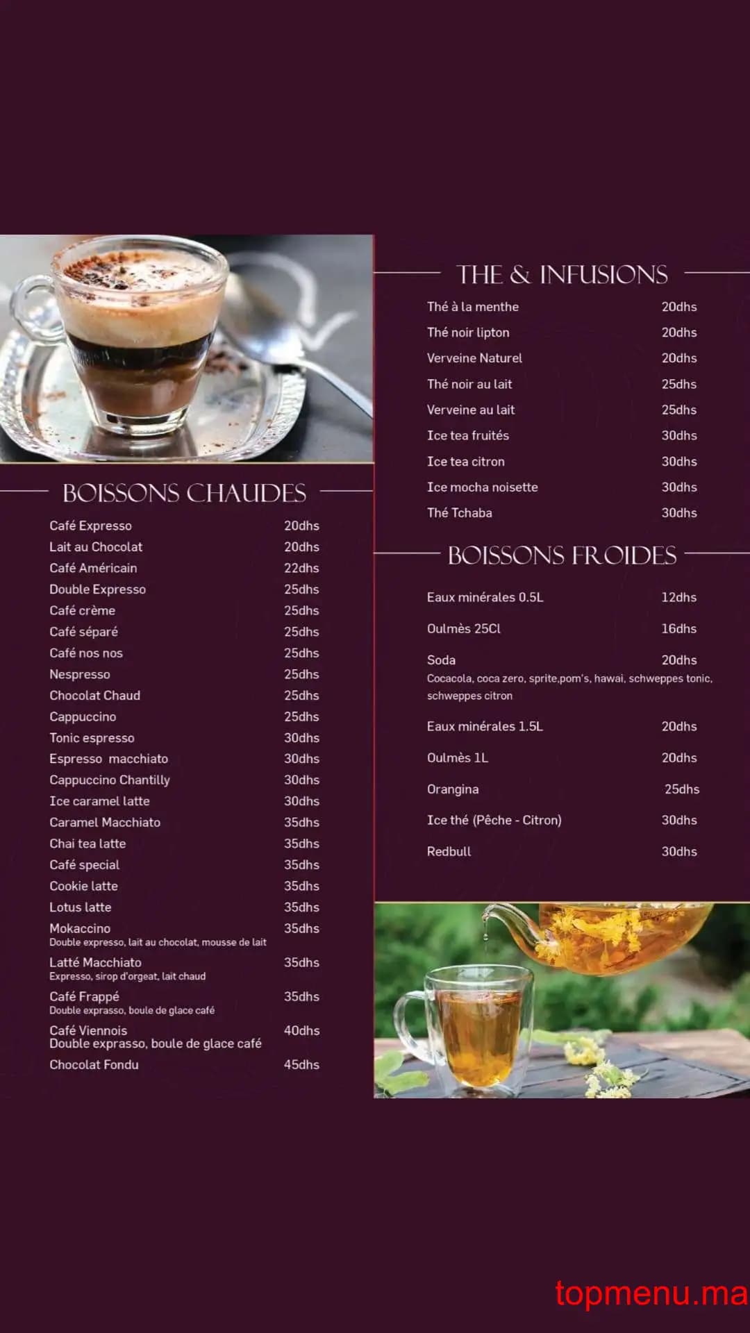 Restaurant Le Passage menu page 5 Le Passage menu page 5