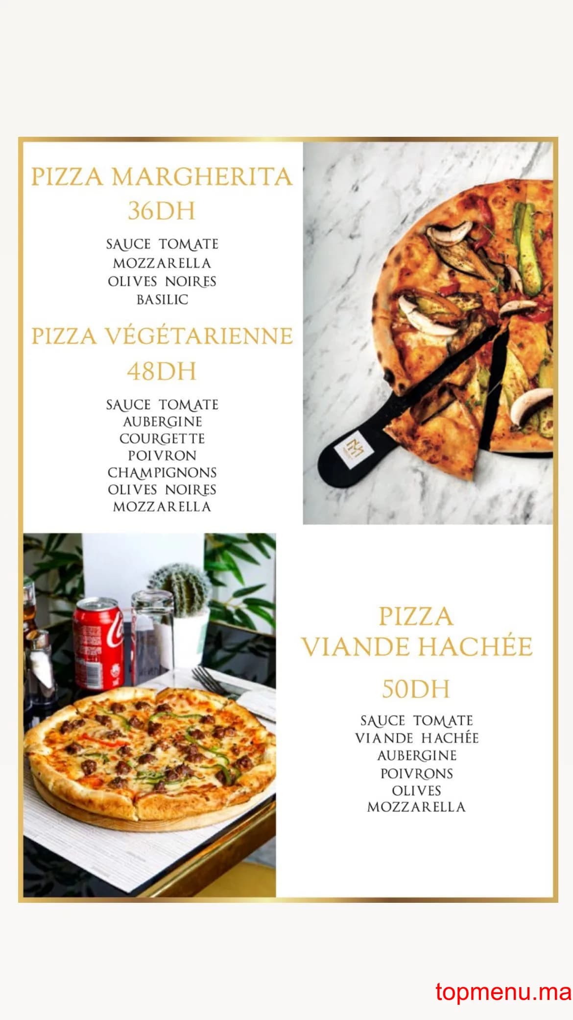 مطعم Maison Honoré قائمة الطعام page 8 Maison Honoré قائمة الطعام page 8