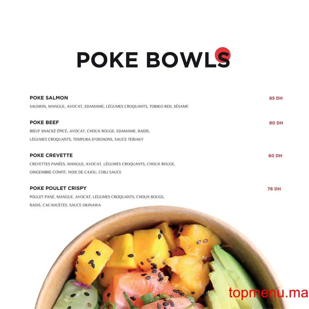 Restaurant Yoka Sushi menu page 3 Yoka Sushi menu page 3