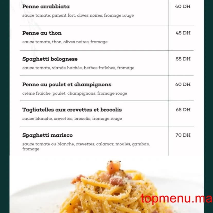 Restaurant Gano menu page 6 Gano menu page 6