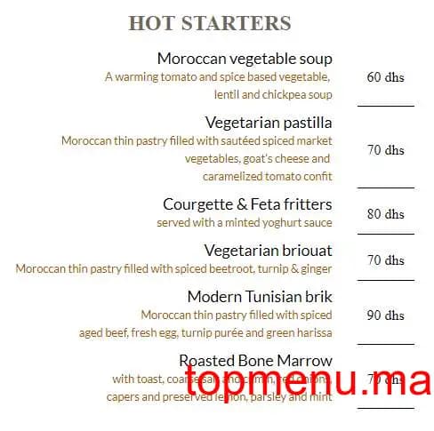 Restaurant Nomad menu page 5 Nomad menu page 5