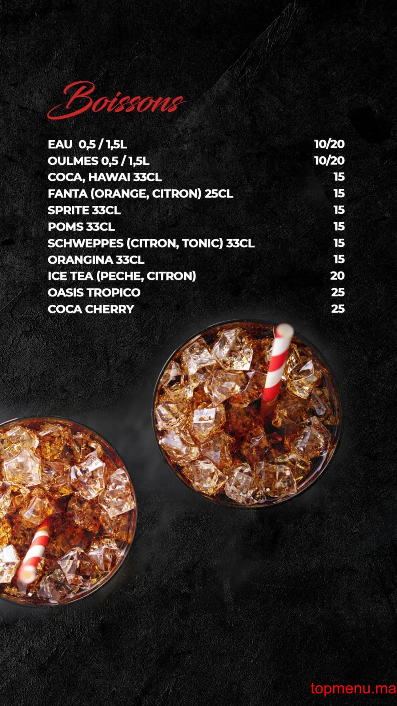 Restaurant Baba Pizza menu page 3 Baba Pizza menu page 3