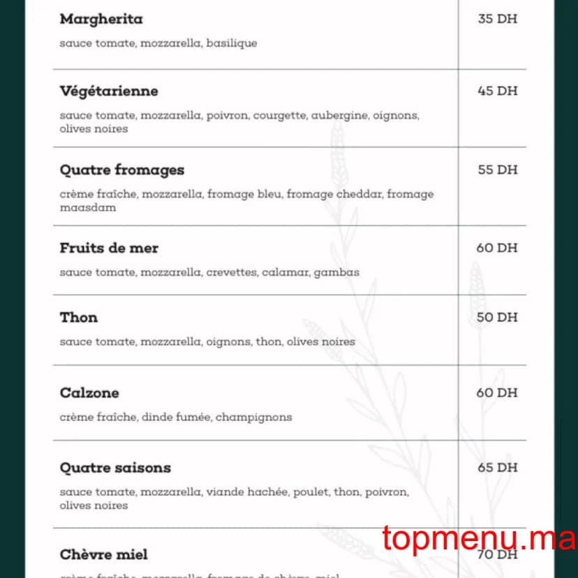 Restaurant Gano menu page 9 Gano menu page 9