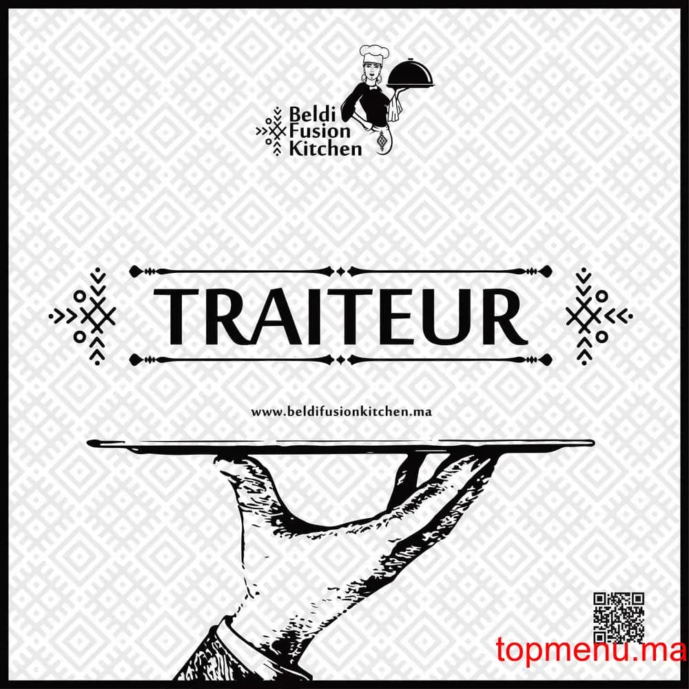 Restaurant Beldi Fusion Kitchen Traiteur menu page 1 Beldi Fusion Kitchen Traiteur menu page 1