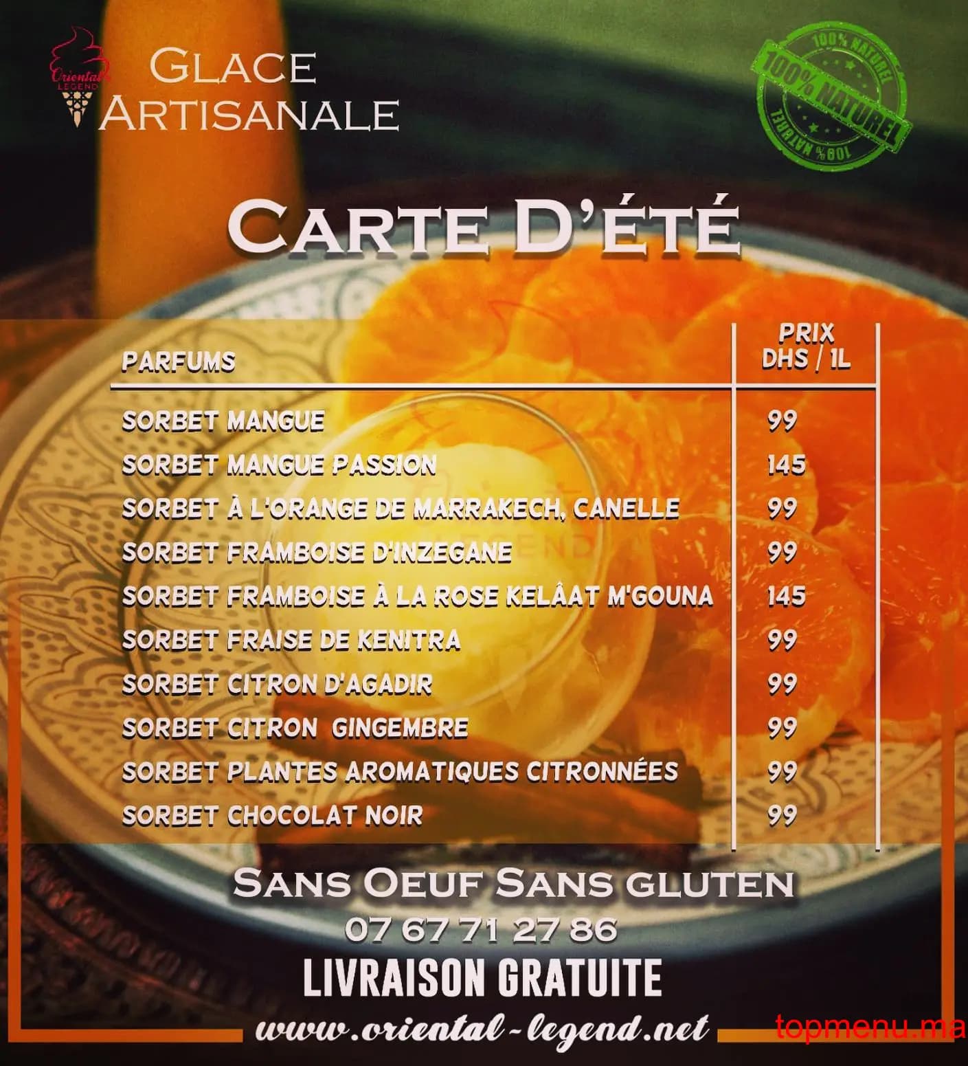 مطعم Oriental Legend قائمة الطعام page 2 Oriental Legend قائمة الطعام page 2