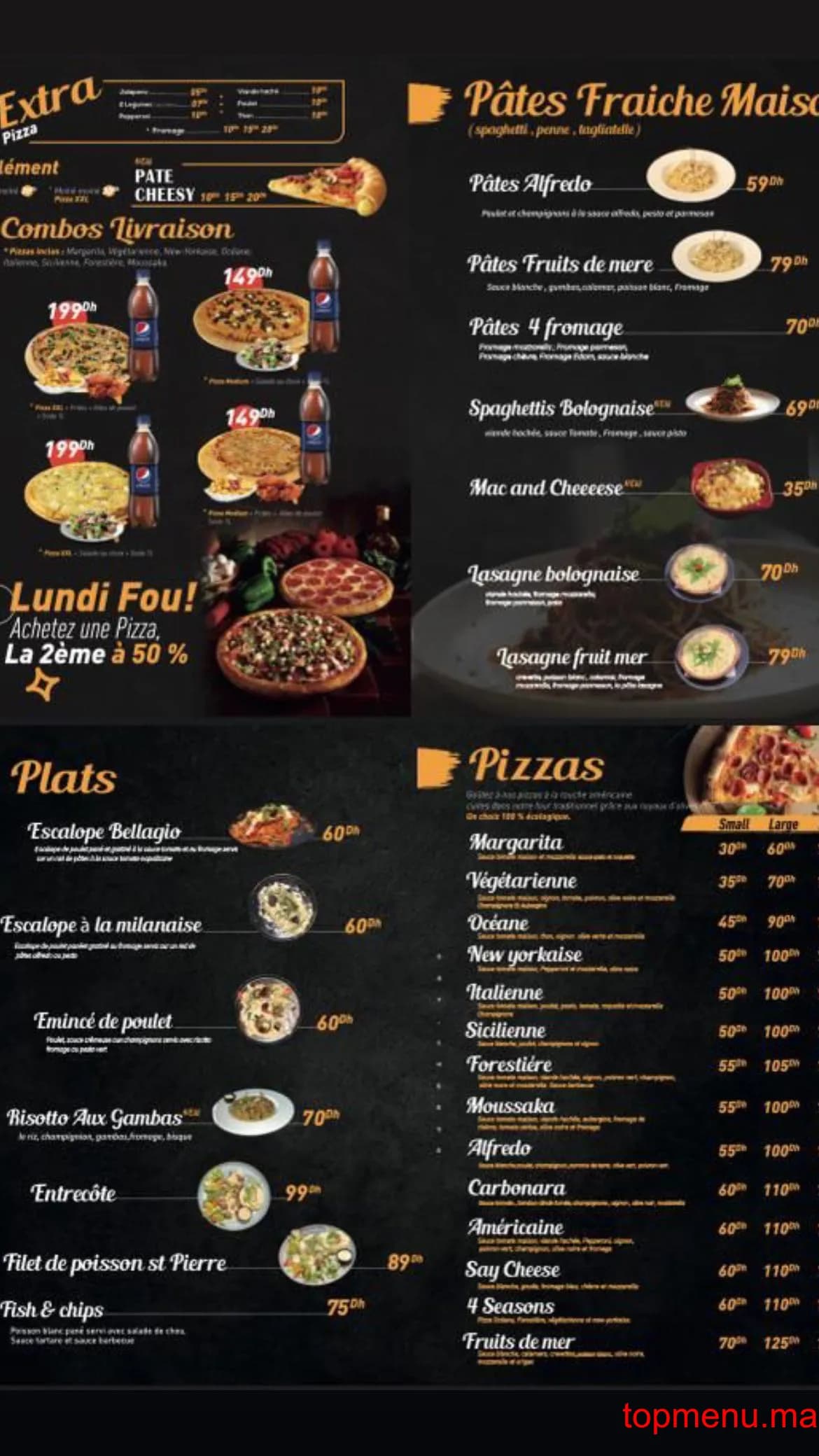 Restaurant Say Cheese menu page 5 Say Cheese menu page 5