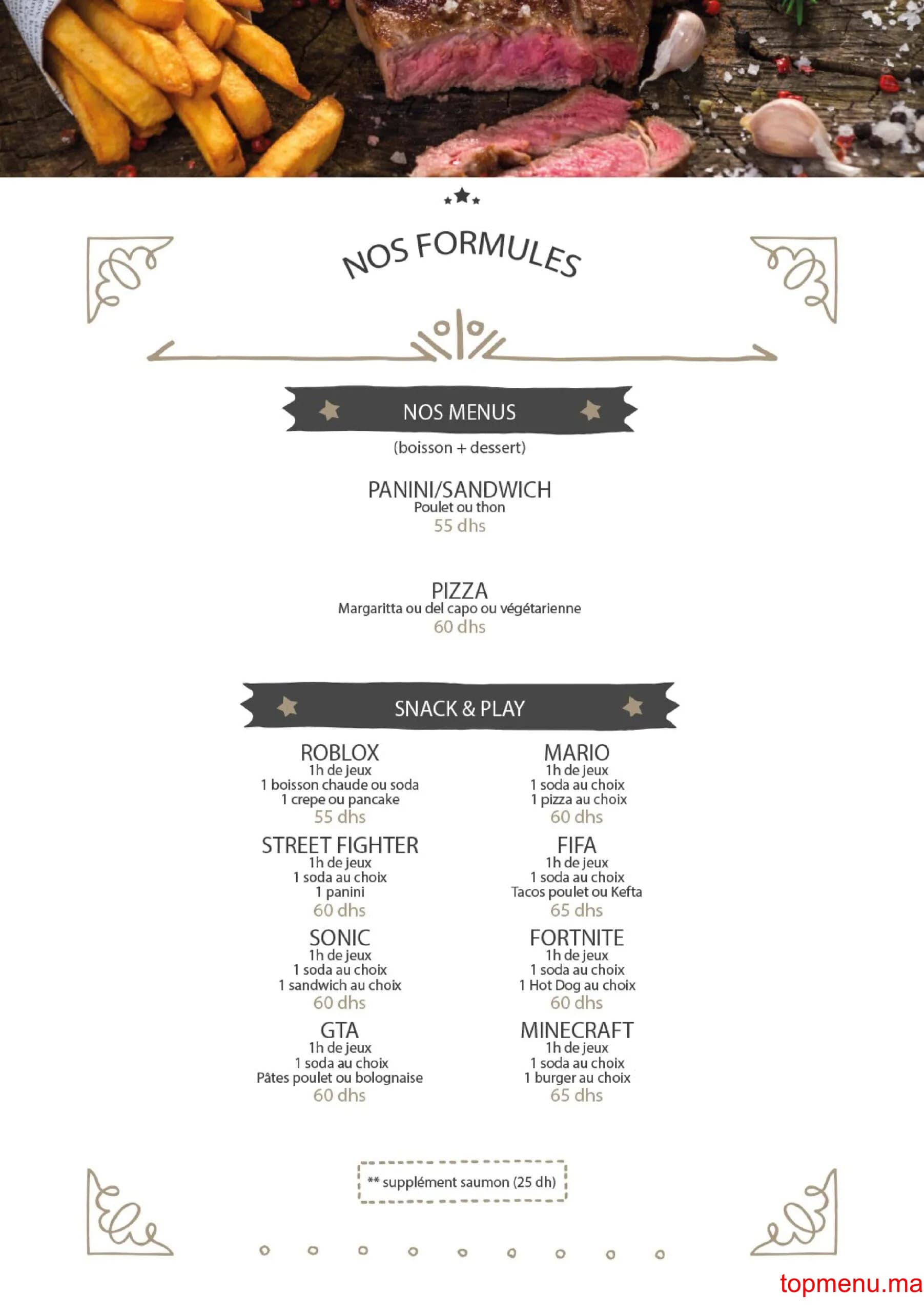 Restaurant Krusti menu page 8 Krusti menu page 8