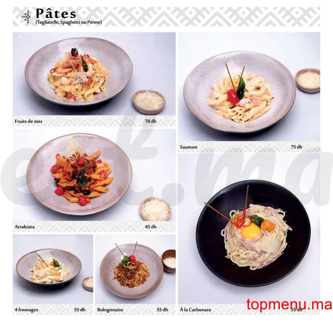 Restaurant Beldi Fusion Kitchen menu page 39 Beldi Fusion Kitchen menu page 39