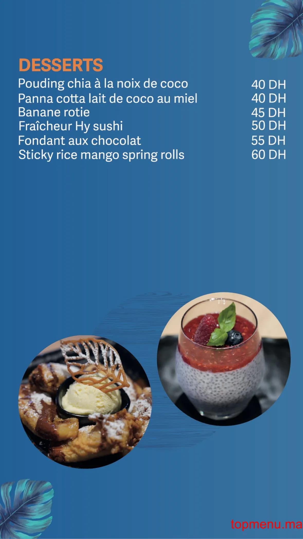 Restaurant Hy Sushi menu page 9 Hy Sushi menu page 9