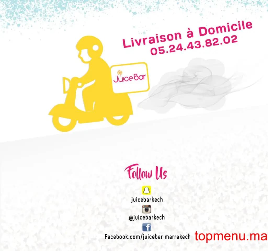 Restaurant Juice bar menu page 15 Juice bar menu page 15