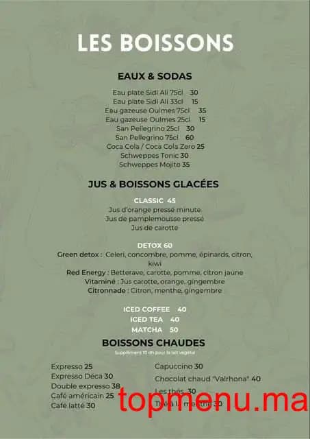 Restaurant Nativ’ Kitchen menu page 5 Nativ’ Kitchen menu page 5