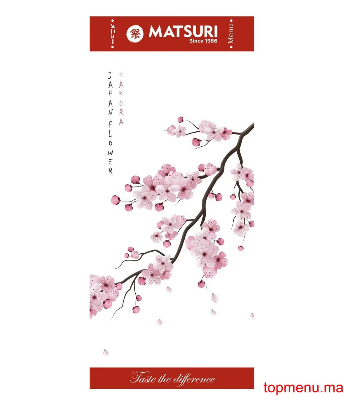 Restaurant Matsuri menu page 20 Matsuri menu page 20