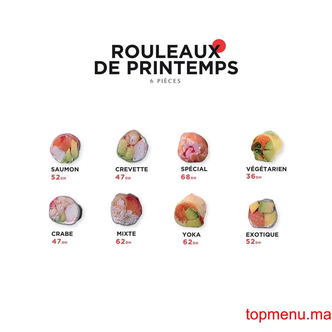 Restaurant Yoka Sushi menu page 10 Yoka Sushi menu page 10