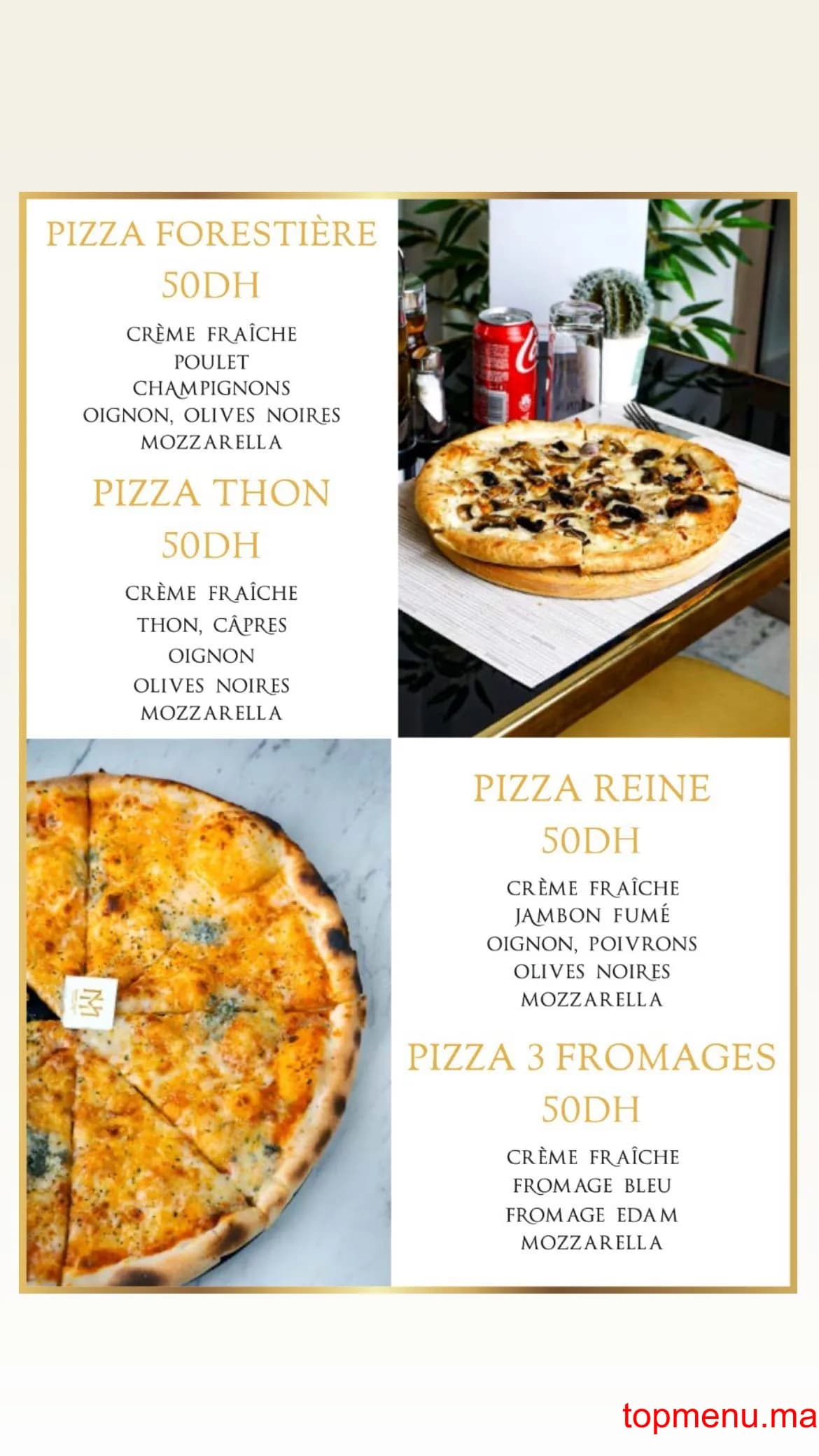 مطعم Maison Honoré قائمة الطعام page 7 Maison Honoré قائمة الطعام page 7